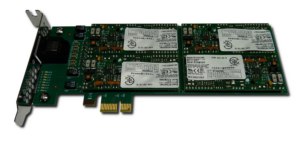 [ТФОП-4] Плата PCIe 4 модема ТФОП (Адаптер PCI Express на 4 телефонных модема)